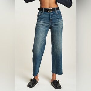 Classic Blue Straight Leg Jeans